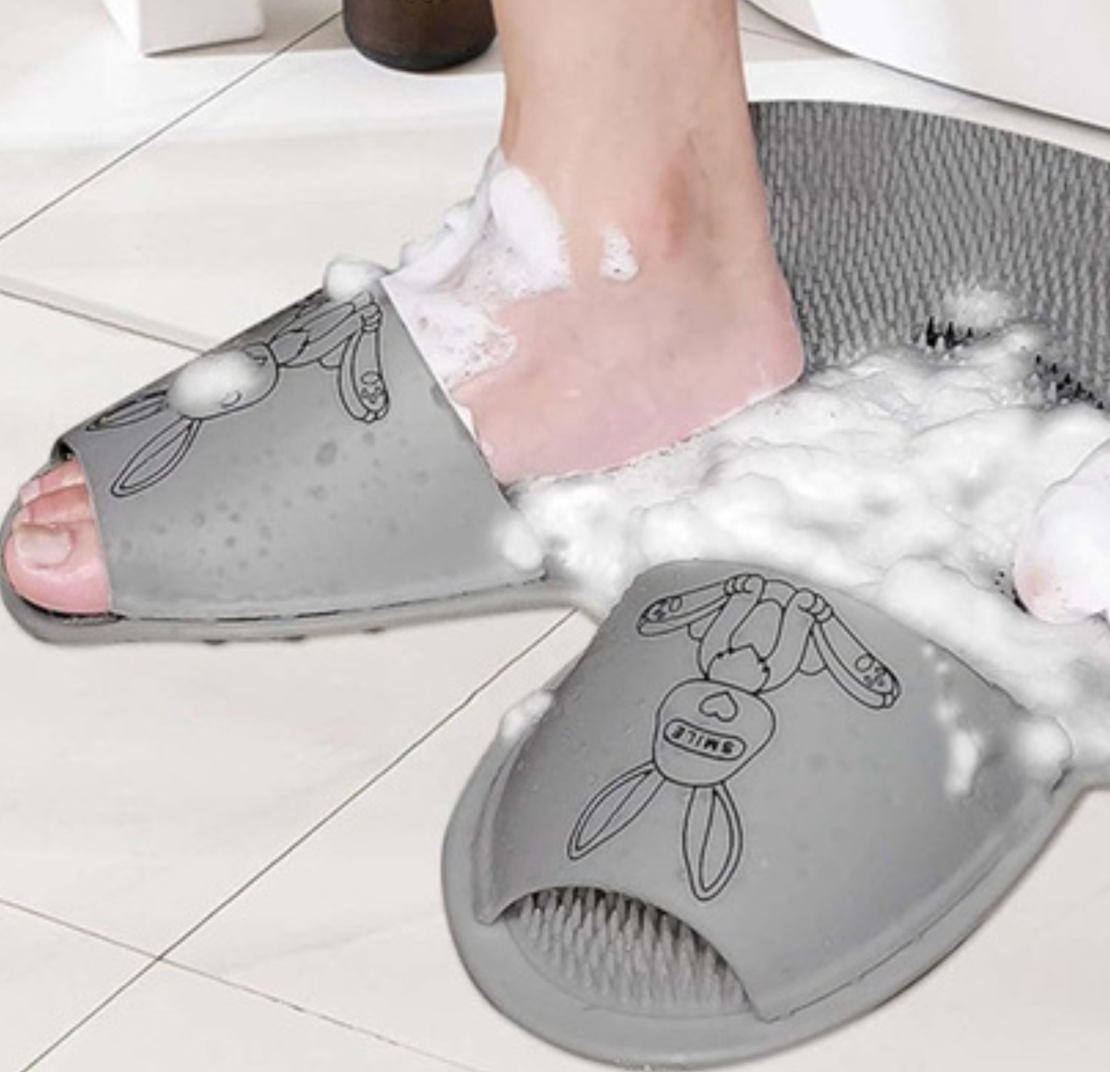 Alfombra de Silicona para Pies Conejo
