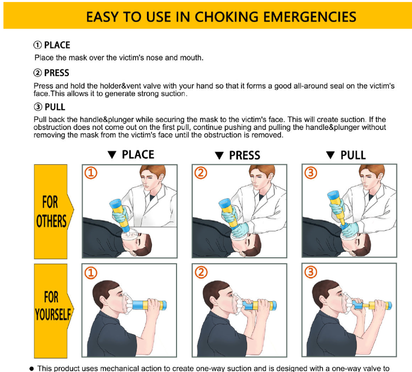 Dispositivo de Emergencia para Atragantamiento